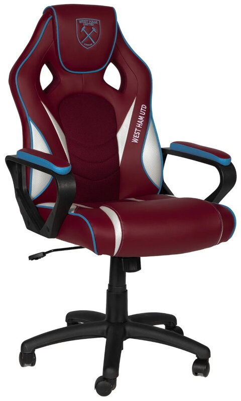 PROVINCE 5 herní židle Quick Shot WEST HAM/ Červenomodrobílá