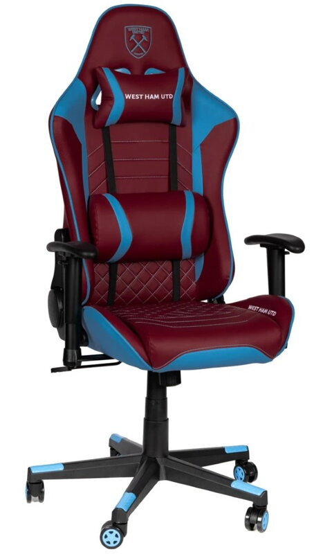 PROVINCE 5 herní židle Sidekick WEST HAM/ Červenomodrá
