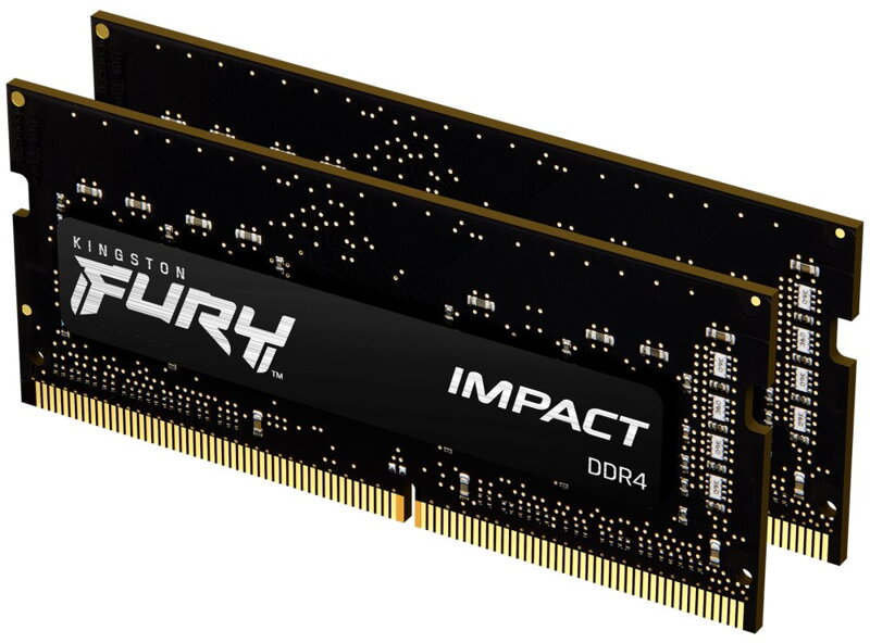 KINGSTON FURY Impact 32GB DDR4 3200MHz / CL20 / SO-DIMM / KIT 2x 16GB KINGSTON FURY Impact 32GB DDR4 3200MHz / CL20 / SO-DIMM / KIT 2x 16GB