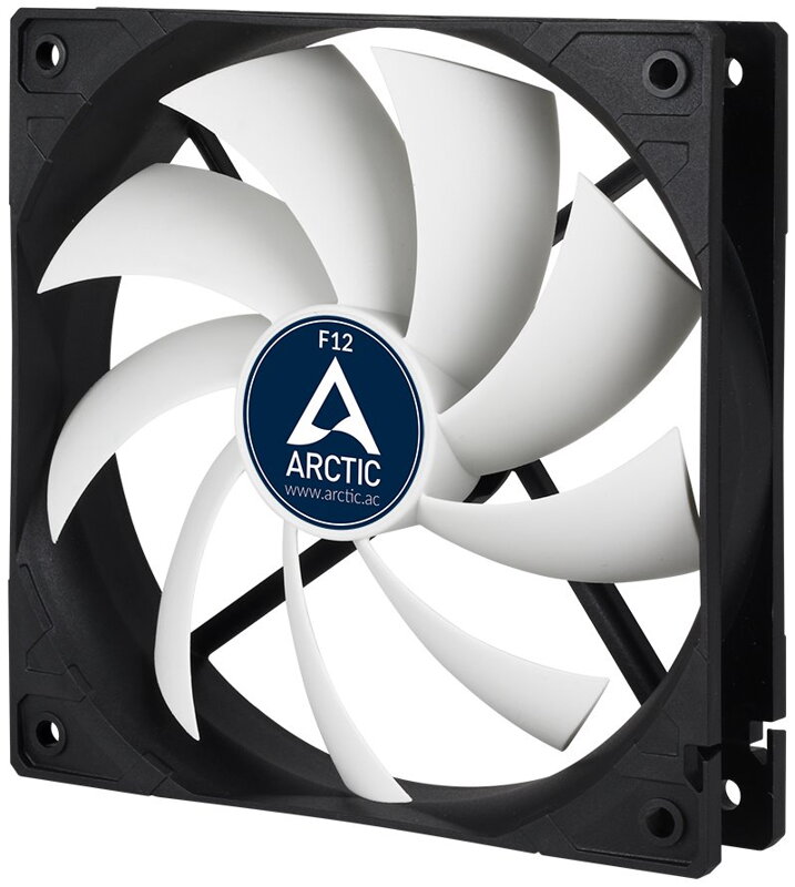 ARCTIC F12 black ventilátor 120mm / černobílý ARCTIC F12 black ventilátor 120mm / černobílý