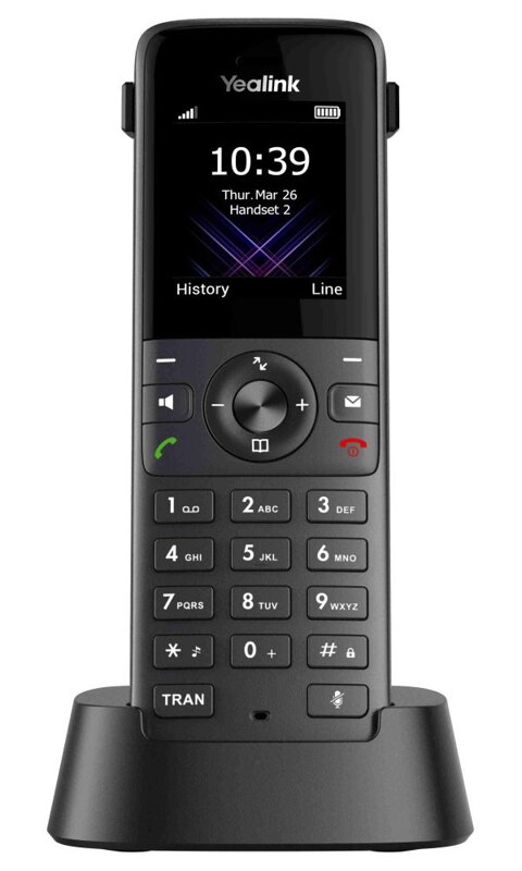 Yealink W73H, IP DECT ručka pro W73P, 1,8" barevný displej Yealink W73H, IP DECT ručka pro W73P, 1,8" barevný displej