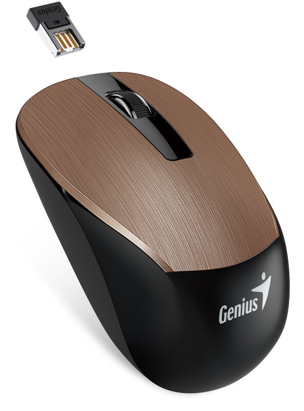 GENIUS NX-7015/ 1600 dpi/ Blue-Eye senzor/ bezdrátová/ měďěná GENIUS NX-7015/ 1600 dpi/ Blue-Eye senzor/ bezdrátová/ měďěná