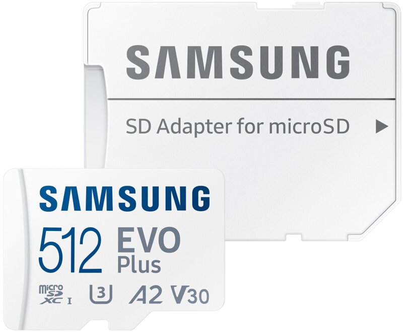 Samsung micro SDXC karta 512 GB EVO Plus + SD adaptér