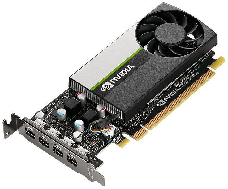PNY NVIDIA T1000 LowProfile / 4GB GDDR6 / PCI-E / 4x mDP / 1x LP bracket v balení PNY NVIDIA T1000 LowProfile / 4GB GDDR6 / PCI-E / 4x mDP / 1x LP bracket v balení
