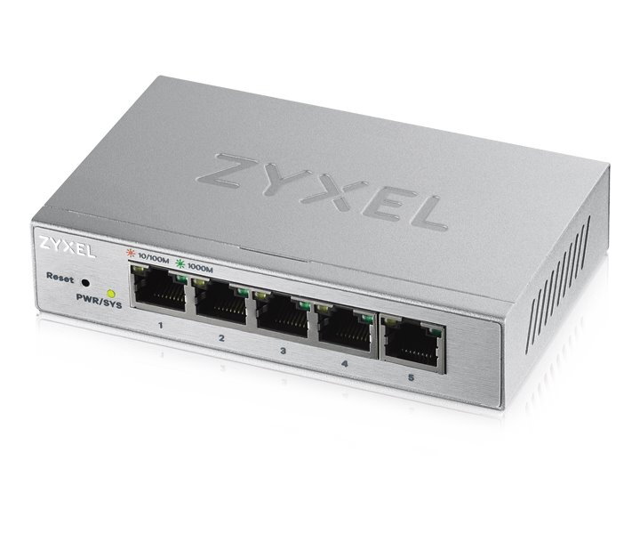 ZyXEL GS1200-5, 5 Port Gigabit  webmanaged Switch