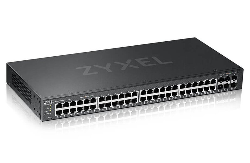 ZyXEL GS2220-50, EU region, 48-port GbE L2 Switch with GbE Uplink (1 year NCC Pro pack license bundled) ZyXEL GS2220-50, EU region, 48-port GbE L2 Switch with GbE Uplink (1 year NCC Pro pack license bundled)