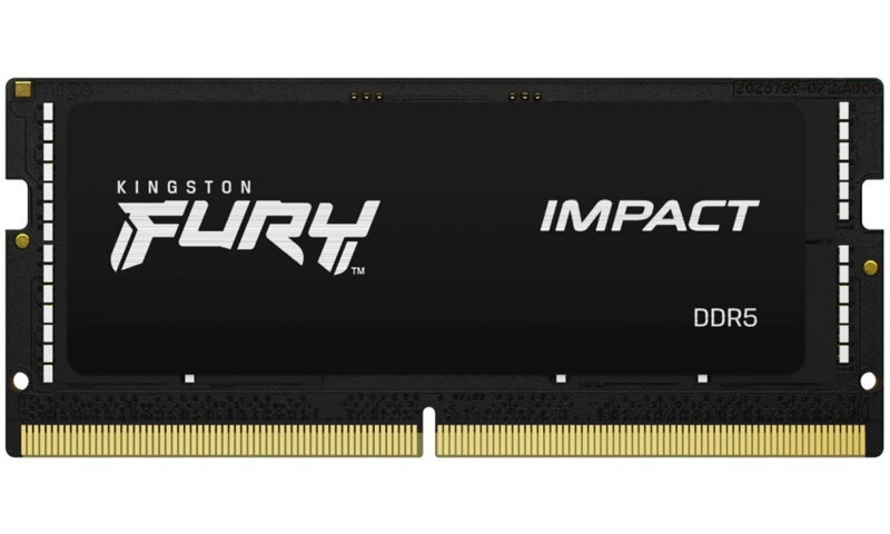 KINGSTON FURY Impact 8GB DDR5 4800MHz / CL38 / SO-DIMM / KINGSTON FURY Impact 8GB DDR5 4800MHz / CL38 / SO-DIMM /