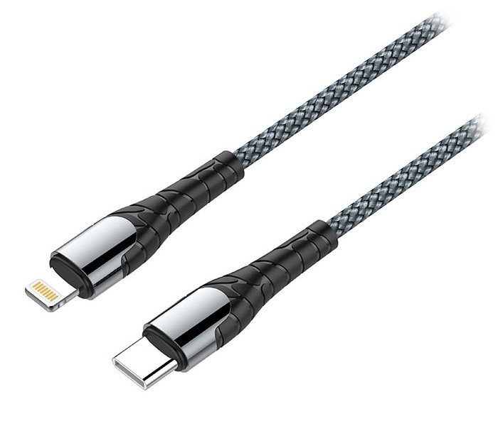 Colorway Datový Kabel Type-C - Apple Lightning/ 3A/ Fast Charging / 1m/ Šedivý Colorway Datový Kabel Type-C - Apple Lightning/ 3A/ Fast Charging / 1m/ Šedivý
