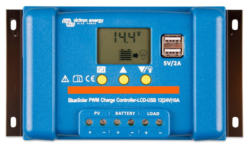 Victron BlueSolar-LCD+USB 30A PWM solárny regulátor