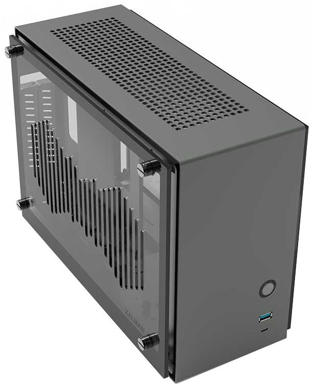 Zalman skříň M2 Mini / mini tower / ITX / 80 mm fan / USB 3.0 / USB 3.1 / riser card / prosklené bočnice / antracitová Zalman skříň M2 Mini / mini tower / ITX / 80 mm fan / USB 3.0 / USB 3.1 / riser card / prosklené bočnice / antracitová