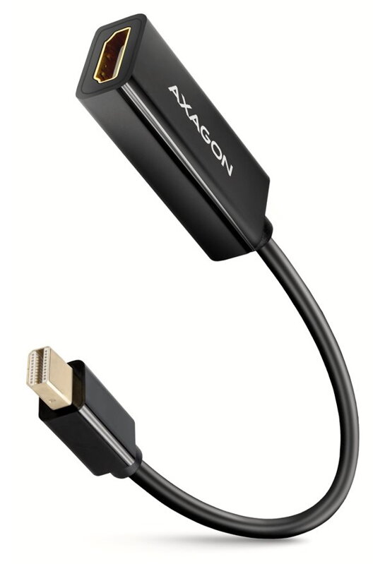 AXAGON adaptér z Mini DisplayPort na HDMI 1.4 / RVDM-HI14N / 4k/30Hz / 0,2m AXAGON adaptér z Mini DisplayPort na HDMI 1.4 / RVDM-HI14N / 4k/30Hz / 0,2m