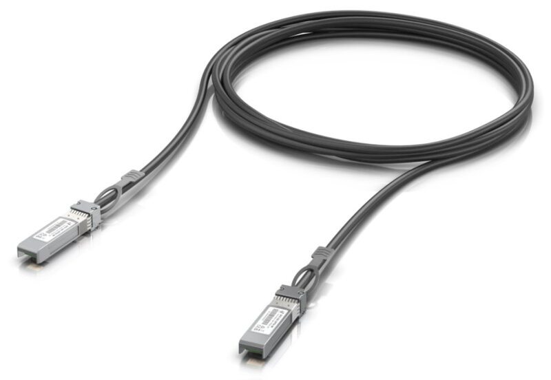 Ubiquiti DAC patch 25G - DAC kabel, SFP28, SFP+, SFP, rychlost 25/10/1 Gbit, černý, délka 3m