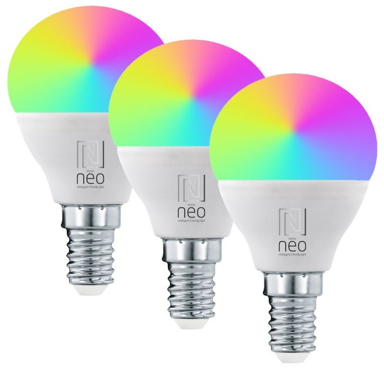 IMMAX NEO LITE SMART sada 3x žárovka LED E14 6W RGB+CCT barevná a bílá, stmívatelná, Wi-Fi, P45, TUYA IMMAX NEO LITE SMART sada 3x žárovka LED E14 6W RGB+CCT barevná a bílá, stmívatelná, Wi-Fi, P45, TUYA