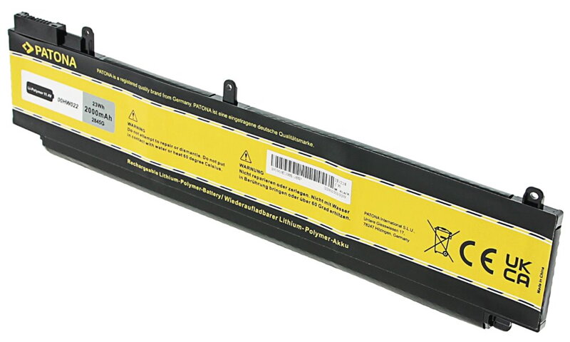 PATONA baterie pro ntb LENOVO Thinkpad T460s/T470s 2000mAh Li-Pol 11,1V 00HW022 PATONA baterie pro ntb LENOVO Thinkpad T460s/T470s 2000mAh Li-Pol 11,1V 00HW022