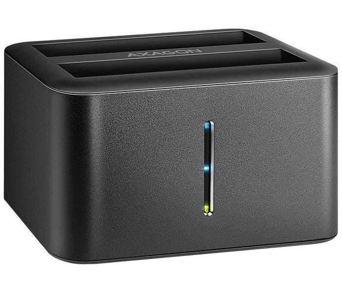 AXAGON klonovací stanice pro 2x SATA 6G disk / ADSA-D25 / 2,5" / USB 3.2 Gen1 / datový 0,6m kabel / nabíjecí USB kabel AXAGON klonovací stanice pro 2x SATA 6G disk / ADSA-D25 / 2,5" / USB 3.2 Gen1 / datový 0,6m kabel / nabíjecí USB kabel