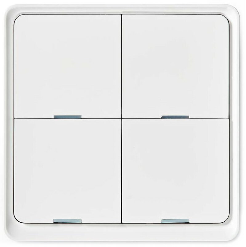 NEDIS Smart nástenný vypínač/ Zigbee 3.0/ nástenný držiak/ biely NEDIS Smart nástenný vypínač/ Zigbee 3.0/ nástenný držiak/ biely
