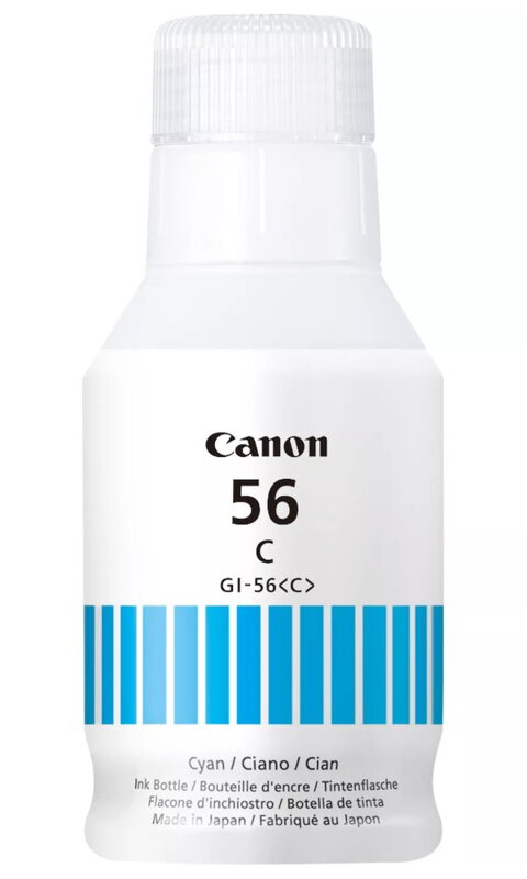 Canon inkoustová lahvička GI-56 C modrá Canon inkoustová lahvička GI-56 C modrá