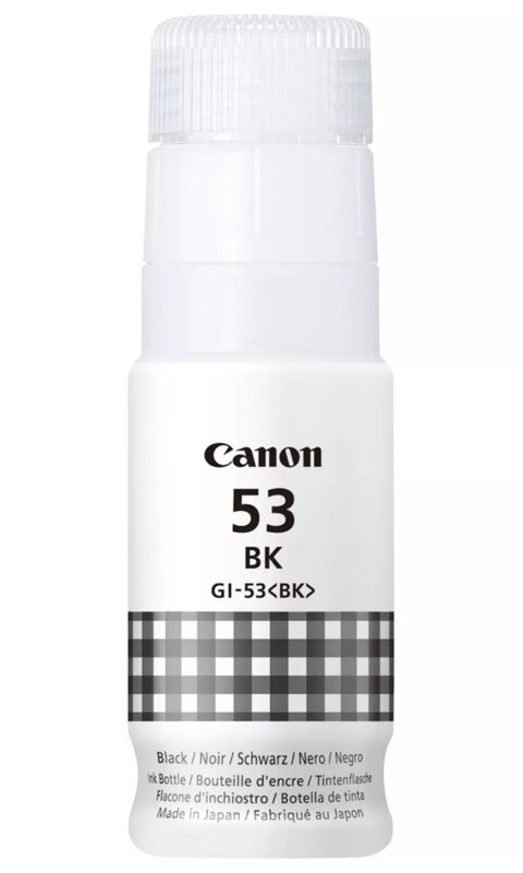 Canon inkoustová lahvička GI-53 BK černá
