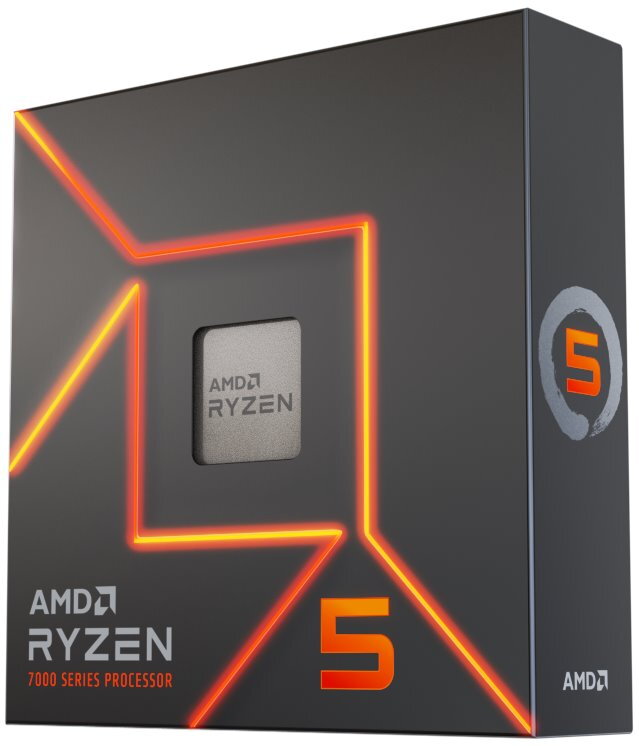 AMD Ryzen 5 7600X / LGA AM5 / max. 5,3GHz / 6C/12T / 38MB / 105W TDP / BOX bez. chladiče