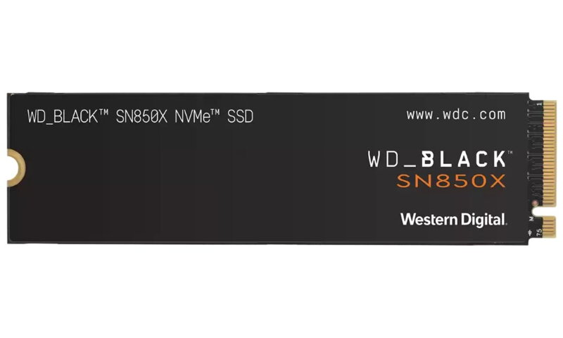 WD SSD Black SN850X 1TB / WDS100T2X0E / NVMe M.2 PCIe Gen4 / Interní / M.2 2280 WD SSD Black SN850X 1TB / WDS100T2X0E / NVMe M.2 PCIe Gen4 / Interní / M.2 2280
