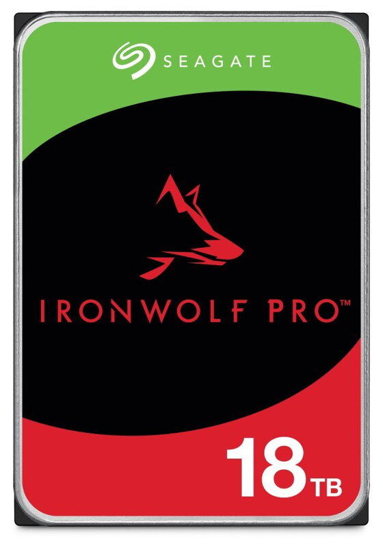 Seagate IronWolf Pro 18TB HDD / ST18000NT001 / Interní 3,5" / 7200 rpm / SATA III / 256 MB Seagate IronWolf Pro 18TB HDD / ST18000NT001 / Interní 3,5" / 7200 rpm / SATA III / 256 MB
