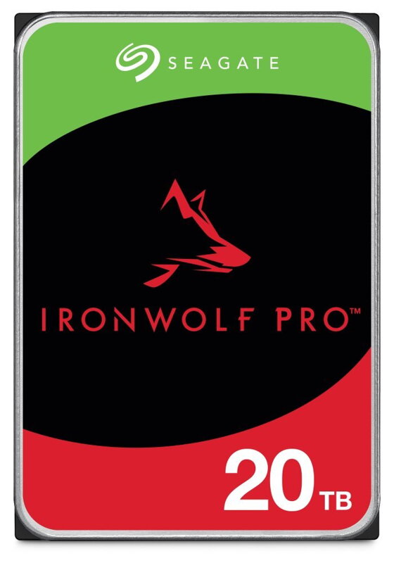 Seagate IronWolf Pro 20TB HDD / ST20000NT001 / Interní 3,5" / 7200 rpm / SATA III / 256 MB