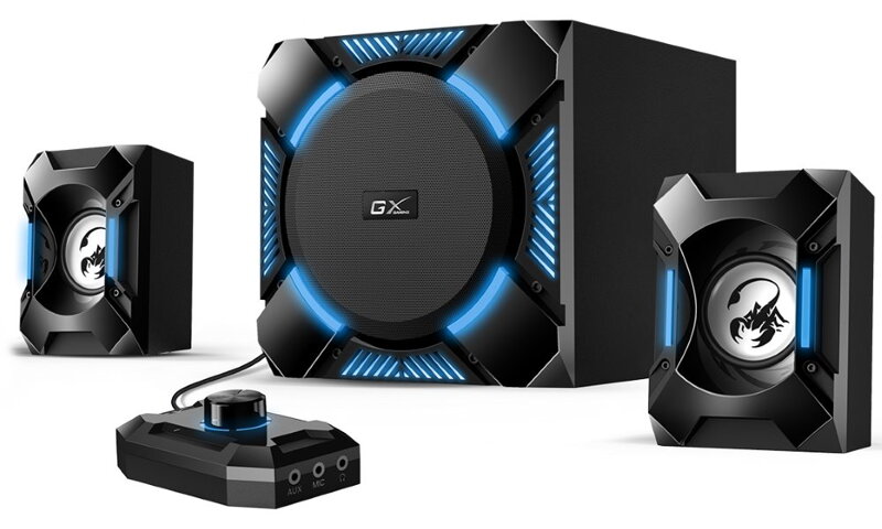 GENIUS repro GX GAMING SW-G2.1 1200/ 2.1/ 36W/ Černé GENIUS repro GX GAMING SW-G2.1 1200/ 2.1/ 36W/ Černé