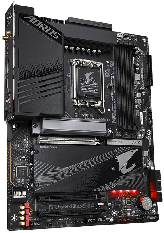 GIGABYTE Z790 AORUS ELITE AX / Intel Z790 / LGA1700 / 4x DDR5 / 4x M.2 / HDMI / DP / USB-C / WiFi / ATX GIGABYTE Z790 AORUS ELITE AX / Intel Z790 / LGA1700 / 4x DDR5 / 4x M.2 / HDMI / DP / USB-C / WiFi / ATX
