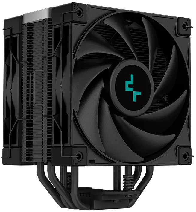 DEEPCOOL chladič AK400 Zero Dark Plus / 2x 120mm fan / 4x heatpipes / PWM / pro Intel i AMD / komplet černý DEEPCOOL chladič AK400 Zero Dark Plus / 2x 120mm fan / 4x heatpipes / PWM / pro Intel i AMD / komplet černý