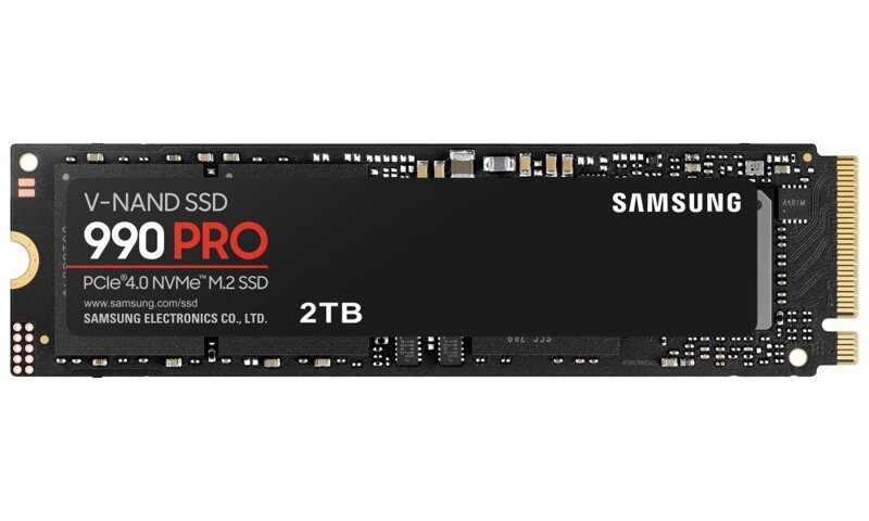 SAMSUNG 2TB SSD 990 PRO M.2, PCIe® 4.0 NVMe™ SAMSUNG 2TB SSD 990 PRO M.2, PCIe® 4.0 NVMe™