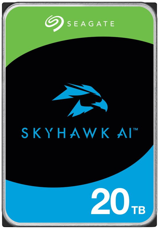 Seagate SkyHawk AI 20TB HDD / ST20000VE002 / Interní 3,5" / 7200 rpm / SATA 6Gb/s / 256 MB Seagate SkyHawk AI 20TB HDD / ST20000VE002 / Interní 3,5" / 7200 rpm / SATA 6Gb/s / 256 MB