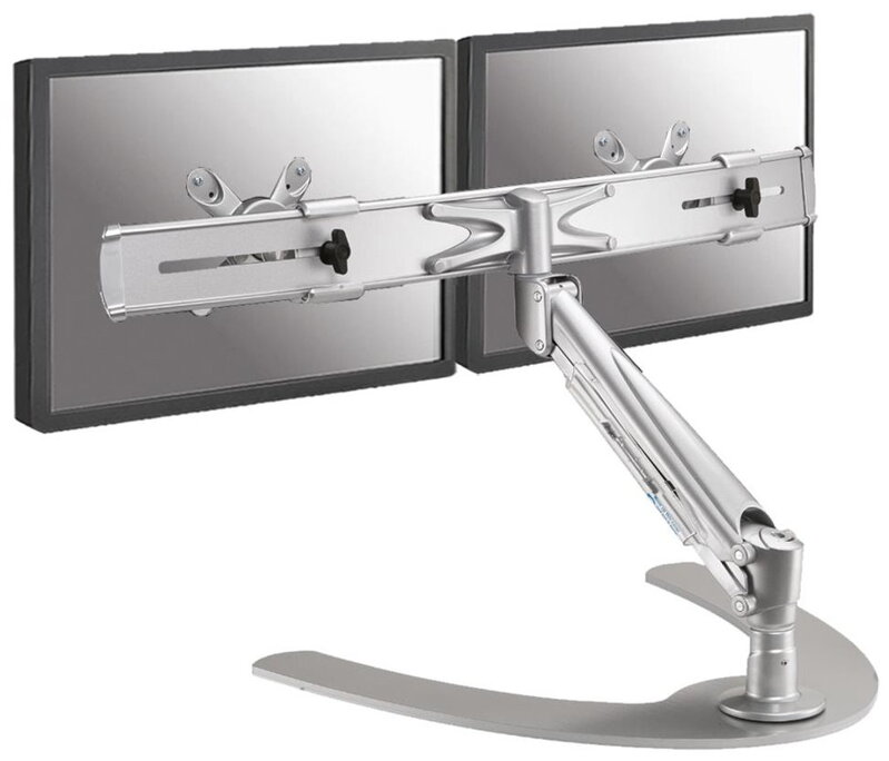 Neomounts  FPMA-D940DD / Flat Screen Desk Mount (stand/foot)  / Silver