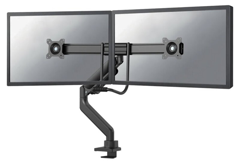 Neomounts DS75-450BL2 / Screen Desk Mount 2 screens(topfix clamp &grommet) / Black Neomounts DS75-450BL2 / Screen Desk Mount 2 screens(topfix clamp &grommet) / Black