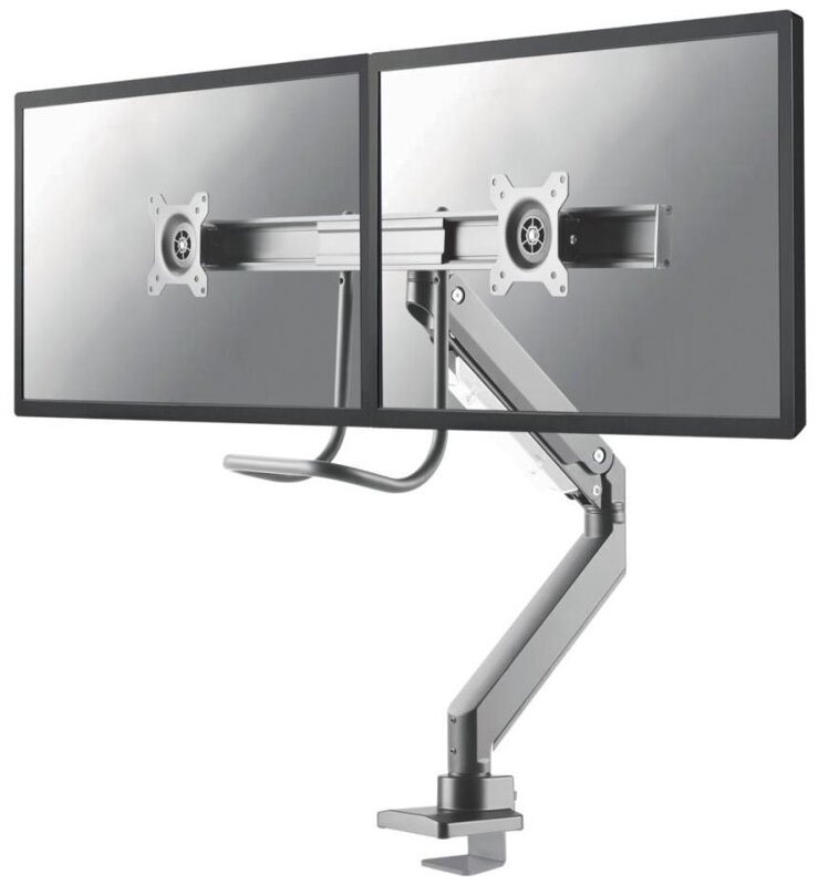 Neomounts Select  NM-D775DXSILVER / Flat Screen Desk mount (10-32") desk clamp/grommet / Silver