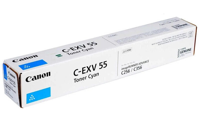 Canon originální TONER CEXV55 CYAN iR-ADV C256/C257/C356/C357 18 000 stran A4 (5%) - CHIPLESS Canon originální TONER CEXV55 CYAN iR-ADV C256/C257/C356/C357 18 000 stran A4 (5%) - CHIPLESS