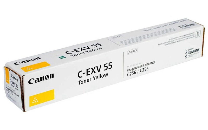 Canon originální TONER CEXV55 YELLOW iR-ADV C256/C257/C356/C357 18 000 stran A4 (5%) - CHIPLESS Canon originální TONER CEXV55 YELLOW iR-ADV C256/C257/C356/C357 18 000 stran A4 (5%) - CHIPLESS