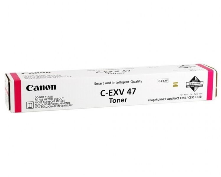 Canon originální  TONER CEXV47 MAGENTA iR-ADV C350/C351/C250/C255/C355  21 500 stran A4 (5%) - CHIPLESS