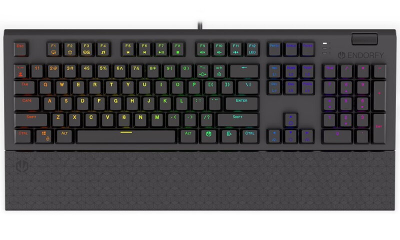 Endorfy herní klávesnice Omnis Kailh RD RGB / USB / red switch / drátová /mechanická/US layout/ černá RGB Endorfy herní klávesnice Omnis Kailh RD RGB / USB / red switch / drátová /mechanická/US layout/ černá RGB
