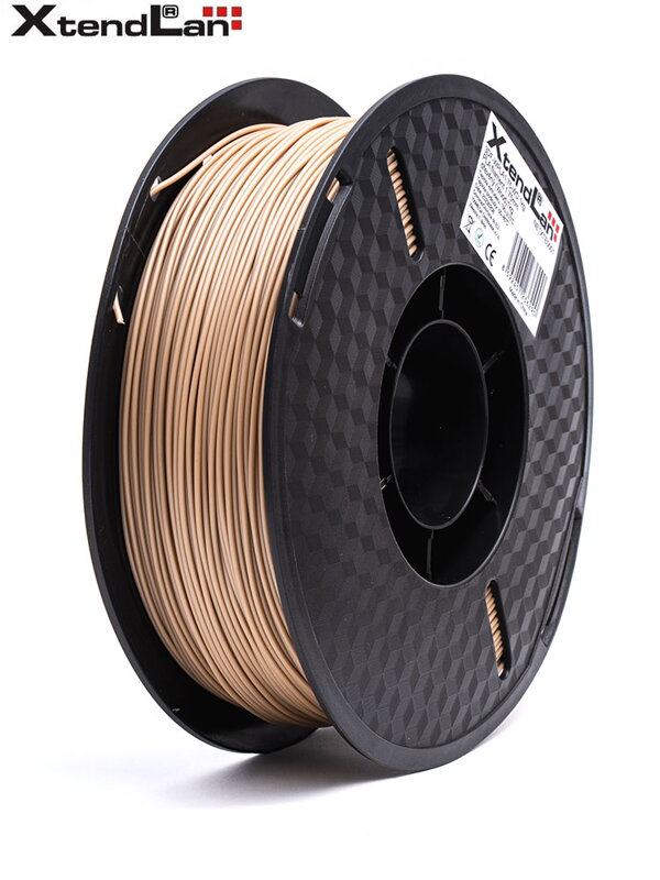 XtendLAN PLA filament 1,75mm dřevěný 1kg XtendLAN PLA filament 1,75mm dřevěný 1kg