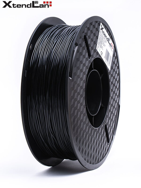 XtendLAN TPU filament 1,75mm černý 1kg XtendLAN TPU filament 1,75mm černý 1kg