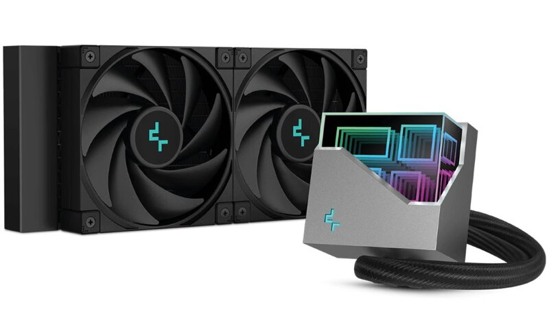 DEEPCOOL vodní chladič LT520 / 2x120 mm fan / ARGB / Intel i AMD DEEPCOOL vodní chladič LT520 / 2x120 mm fan / ARGB / Intel i AMD