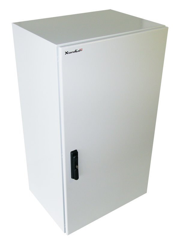 XtendLan Venkovní rozvaděč pro 19", 20U, hloubka 600mm, IP55, 3-bodový zámek, šedý