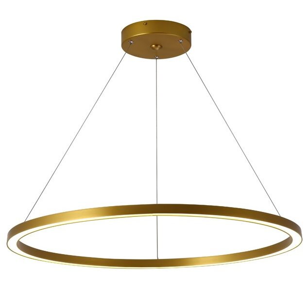 IMMAX NEO FINO SMART závesné svietidlo 1 kruh, 80cm, 60W, zlaté, Zigbee 3.0, TUYA