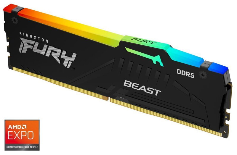 KINGSTON FURY Beast Black RGB EXPO 8GB DDR5 5600MHz CL36 / DIMM