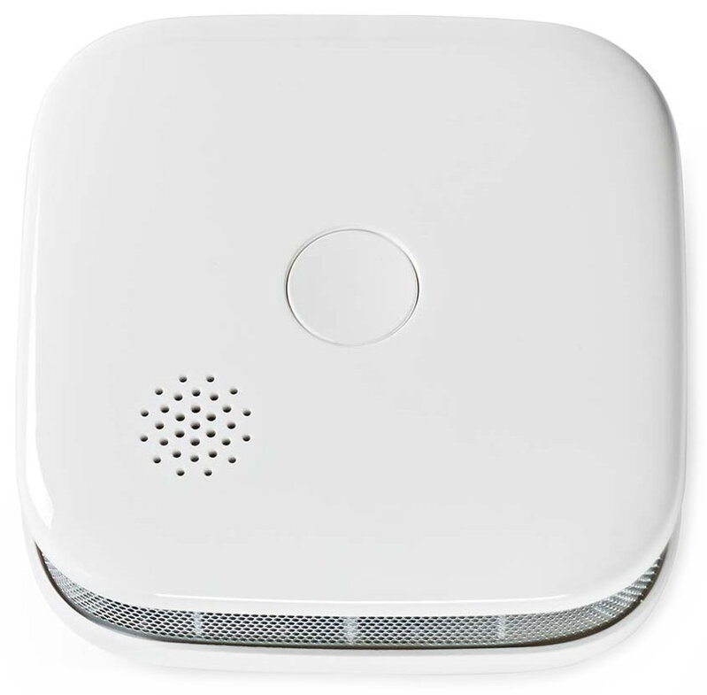 NEDIS Wi-Fi chytrý detektor kouře/ napájení z baterie/ hlasitost 85 dB/ výdrž snímače 10 let/ Android & iOS/ bílý NEDIS Wi-Fi chytrý detektor kouře/ napájení z baterie/ hlasitost 85 dB/ výdrž snímače 10 let/ Android & iOS/ bílý