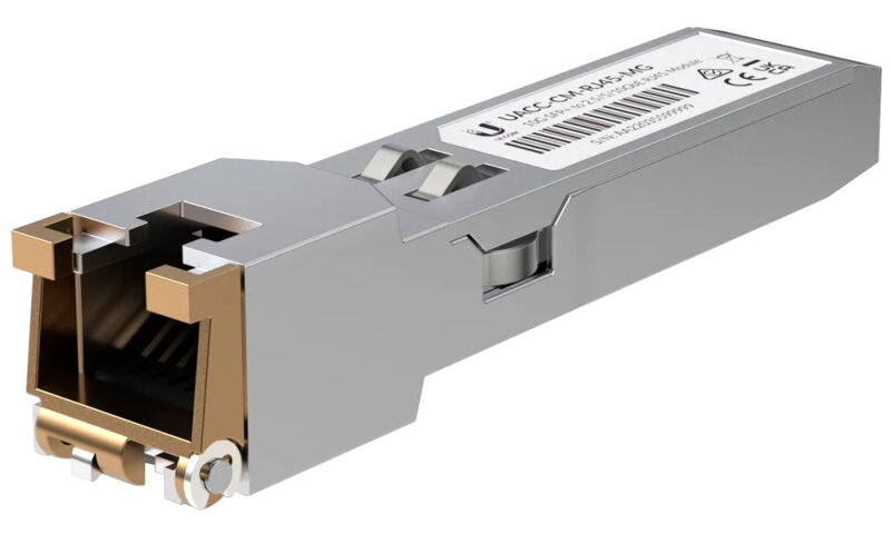 Ubiquiti SFP+ modul konvertor na RJ45 s podporou 10/5/2.5 Gbit rychlosti Ubiquiti SFP+ modul konvertor na RJ45 s podporou 10/5/2.5 Gbit rychlosti