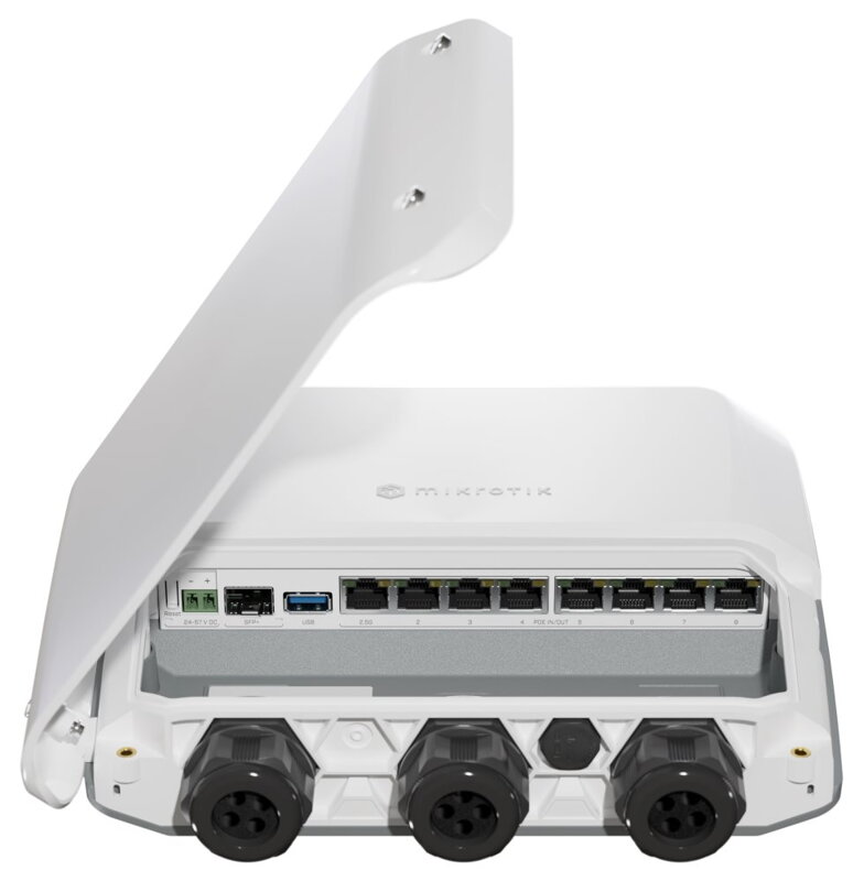 MikroTik RouterBOARD RB5009UPr+S+OUT, 4x 1,4 GHz, 7x Gbit PoE LAN, 1x 2,5 Gbit PoE LAN, USB 3.0, SFP+, L5 MikroTik RouterBOARD RB5009UPr+S+OUT, 4x 1,4 GHz, 7x Gbit PoE LAN, 1x 2,5 Gbit PoE LAN, USB 3.0, SFP+, L5