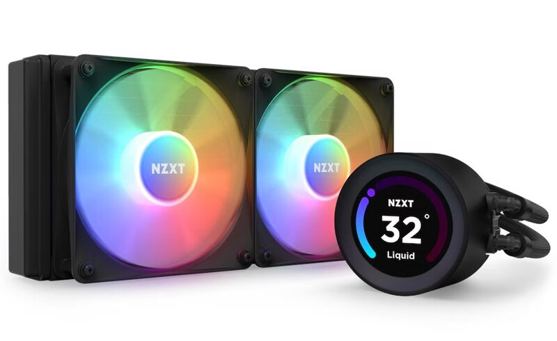 NZXT vodní chladič Kraken 240 ELITE RGB / 2x120mm RGB fan / 4-pin PWM / LCD disp. / 6 let NZXT vodní chladič Kraken 240 ELITE RGB / 2x120mm RGB fan / 4-pin PWM / LCD disp. / 6 let