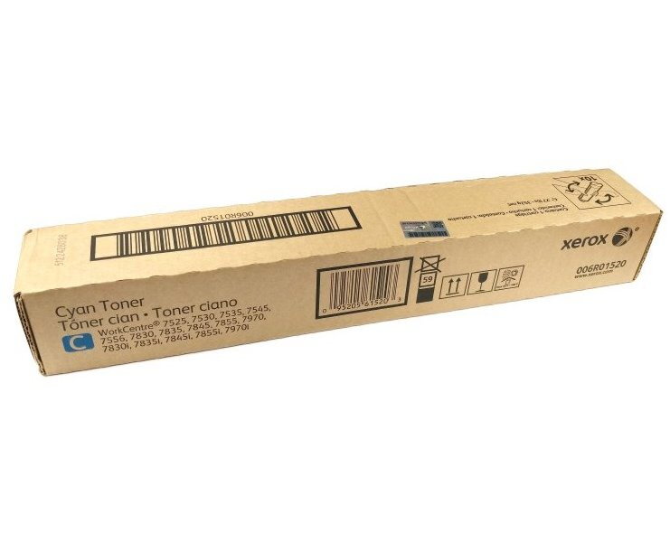 Xerox originální toner 006R01520, cyan, 15000str., Xerox WorkCentre 7525, 7530, O Xerox originální toner 006R01520, cyan, 15000str., Xerox WorkCentre 7525, 7530, O