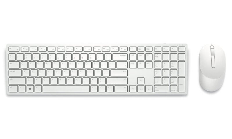 DELL KM5221W bezdrátová klávesnice a myš CZ/SK/ česká/slovenská - bílá DELL KM5221W bezdrátová klávesnice a myš CZ/SK/ česká/slovenská - bílá